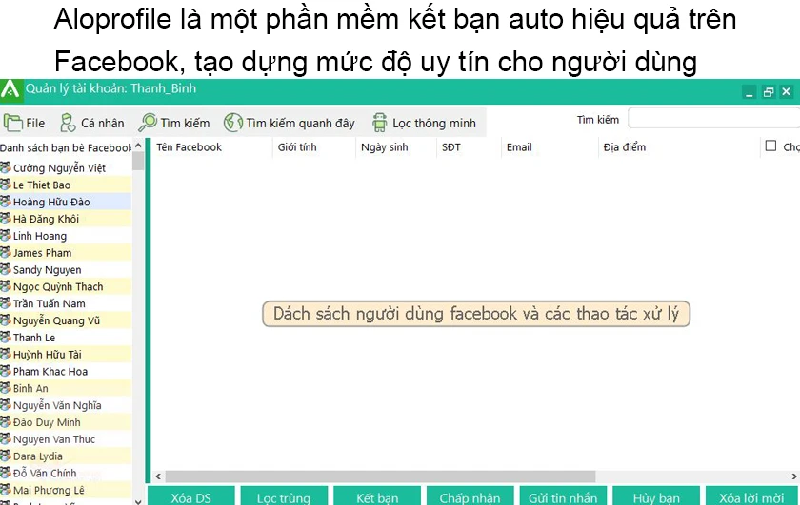 Phần mềm kết bạn facebook tự động bạn nên biết